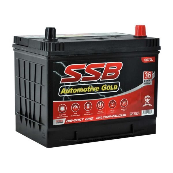 SSB SS70L Automotive Gold Car Battery