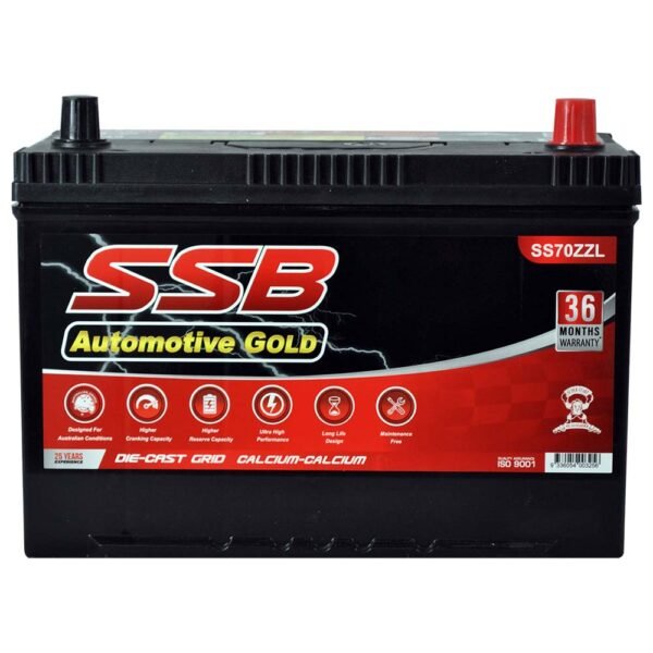 SSB SS70ZZL Automotive Gold Car Battery