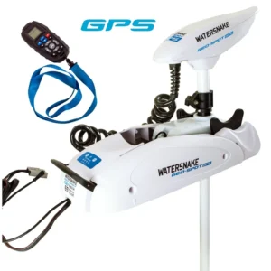 Watersnake Geo-Spot GPS 54IN Bow Mount Electric Motor White 65 lb